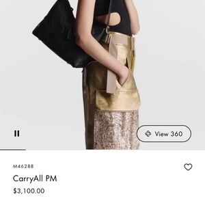 Authentic Louis Vuitton carryall Pm